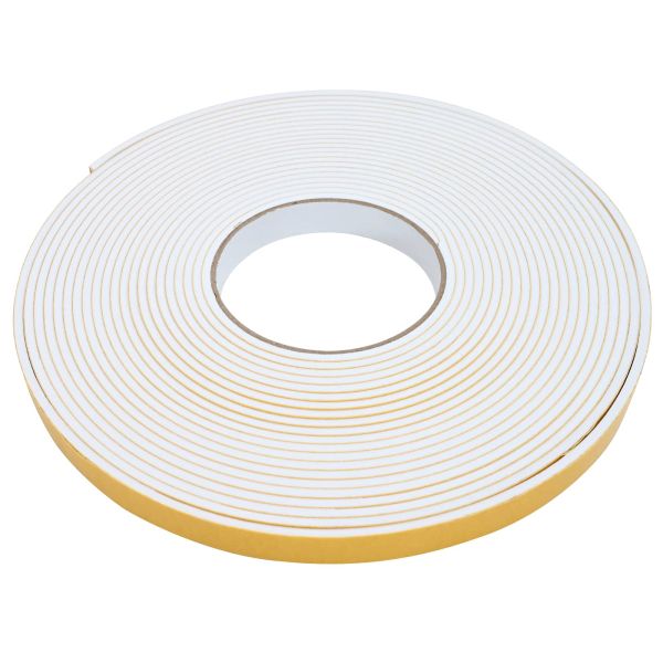 Самоотлепваща се пяна лента Бяло 15mm x 10m CR пяна