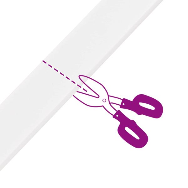 Самоотлепваща се пяна лента 10 pcs Бяло 15mm x 10m CR пяна