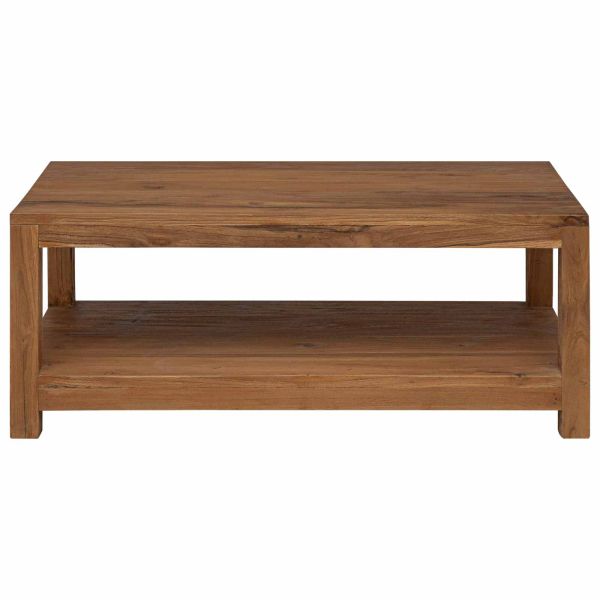 Масичка за кафе Натурално 100 x 50 x 40 cm Солидно тиково дърво