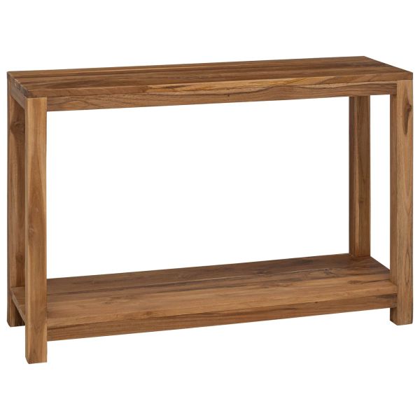 Конзолна маса Натурално 110 x 35 x 75 cm Солидно тиково дърво