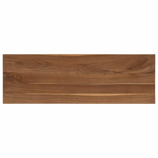 Конзолна маса Натурално 110 x 35 x 75 cm Солидно тиково дърво