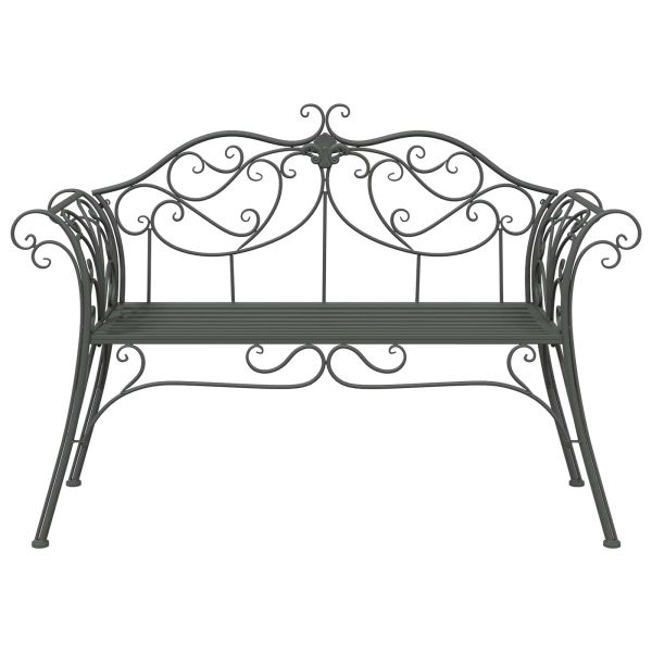 Градинска пейка 2-Брой места 130 x 47 x 90 см Стомана