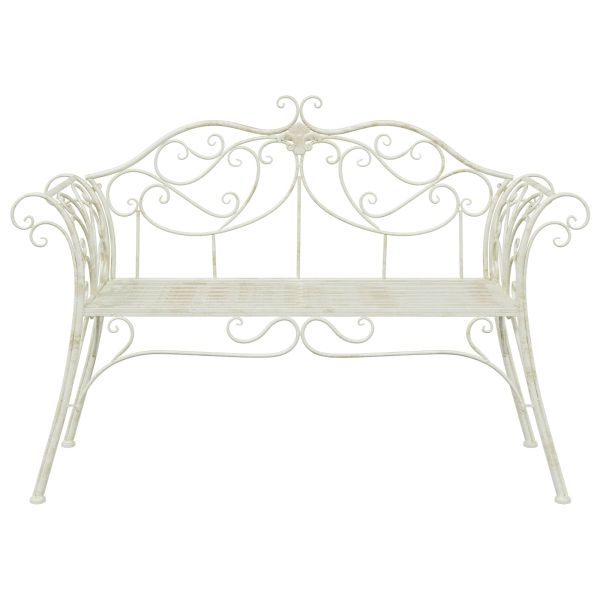 Градинска пейка 2-Брой места 130 x 47 x 90 см Стомана