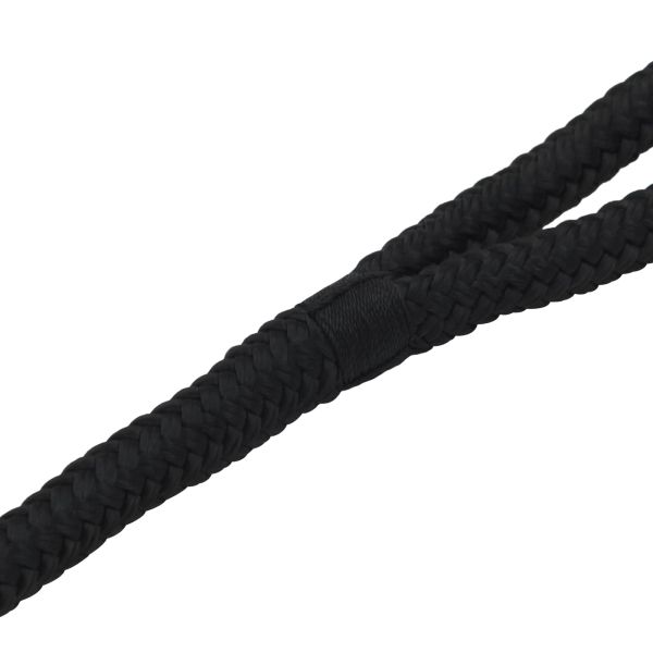 Въже за лодка 12 m 1.4 Черно Полиестер