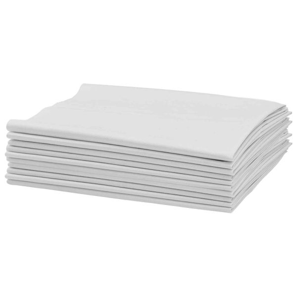 Тъкани чували 10 pcs Бяло 65 x 115 см ПП