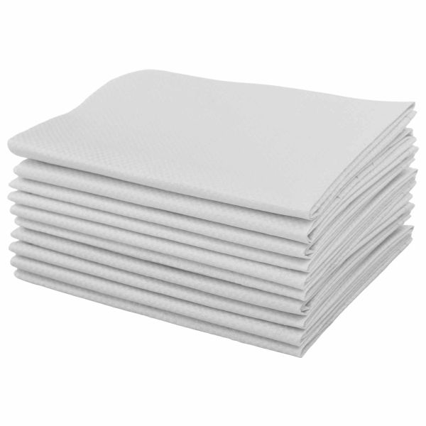 Тъкани чували 100 pcs Бяло 60 x 100 cm ПП