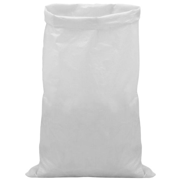 Тъкани чували 100 pcs Бяло 65 x 115 см ПП