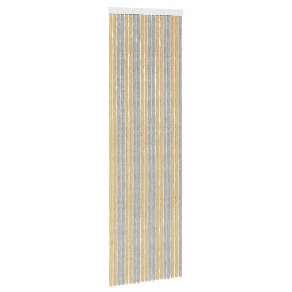 Мрежа против насекоми Шенил Сив и бежов 56 x 185 cm 100% ПП