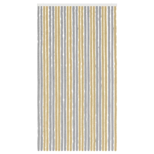 Мрежа против насекоми Шенил Сив и бежов 118 x 220 cm 100% ПП
