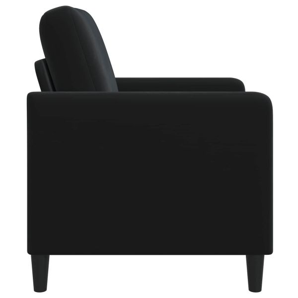 Диван с storage Черно 72 x 78 x 87 см Полиестер