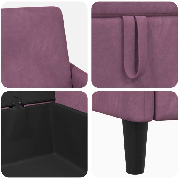 Диван с storage Лилаво 72 x 78 x 87 см Полиестер