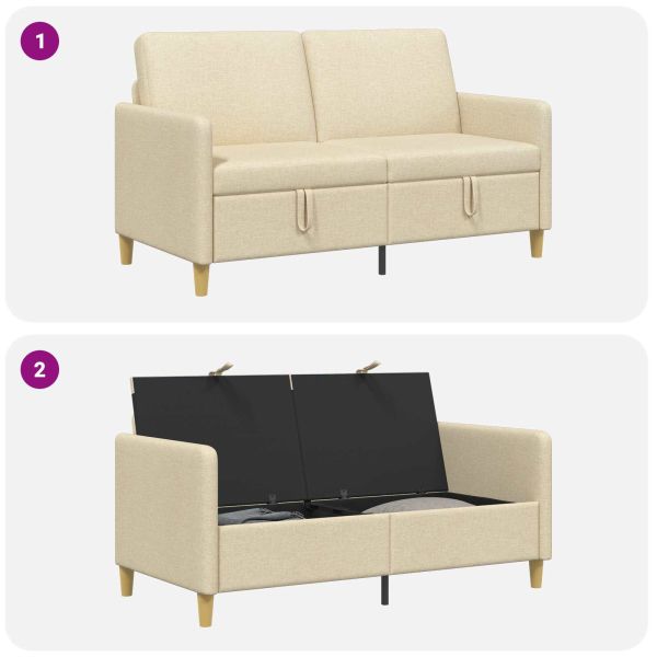 Диван с storage Кремаво 152 x 78 x 87 см Полиестер