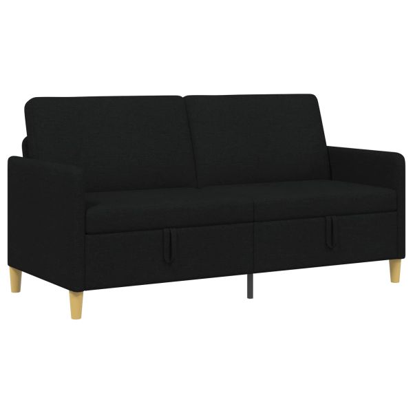 Диван с storage Черно 172 x 78 x 87 см Полиестер