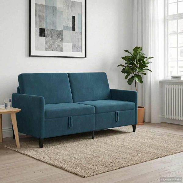 Диван с storage Синьо 172 x 78 x 87 см Полиестер