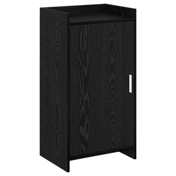 Шкаф за обувки Черен дъб 48 x 36 x 92 см Инженерна дървесина
