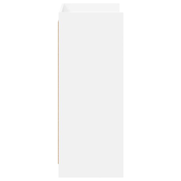 Шкаф за обувки Бяло 48 x 36 x 92 см Инженерна дървесина