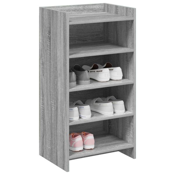 Шкаф за обувки Сив Сонома 48 x 36 x 92 см Инженерна дървесина