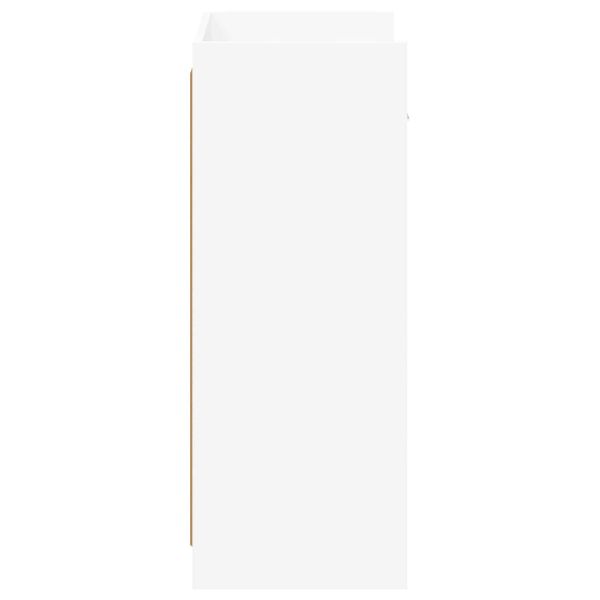 Шкаф за обувки Бяло 48 x 36 x 92 см Инженерна дървесина