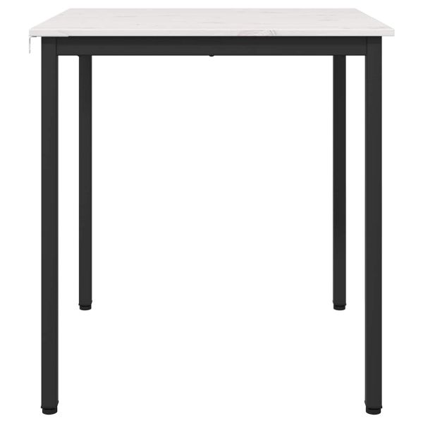 Трапезна маса Бяло 70 x 70 x 75 cm Солидно борово дърво