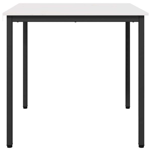 Трапезна маса Бяло 80 x 80 x 75 cm Солидно борово дърво