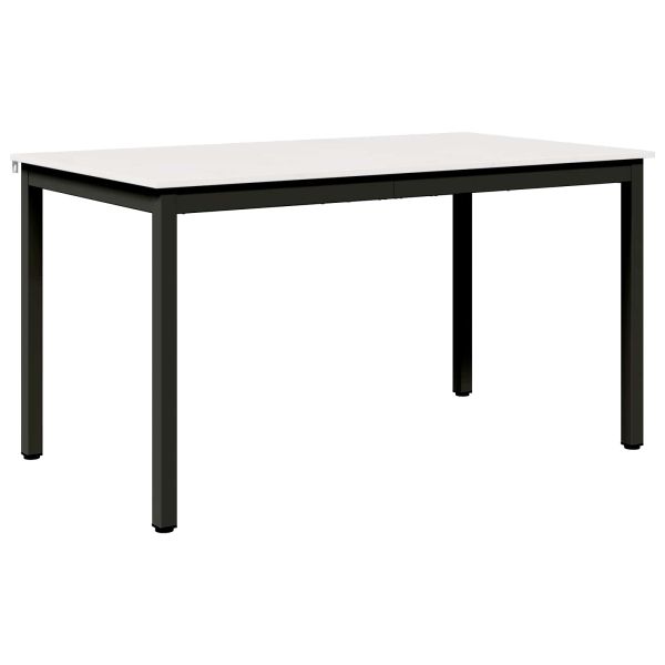 Трапезна маса Бяло 140 x 80 x 75 cm Солидно борово дърво