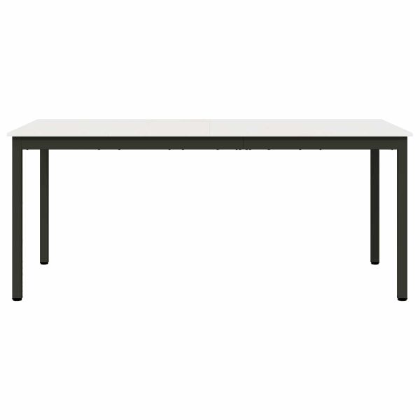 Трапезна маса Бяло 180 x 90 x 75 cm Солидно борово дърво