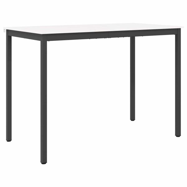 Бар маса Бяло 150 x 80 x 105 см Солидно борово дърво