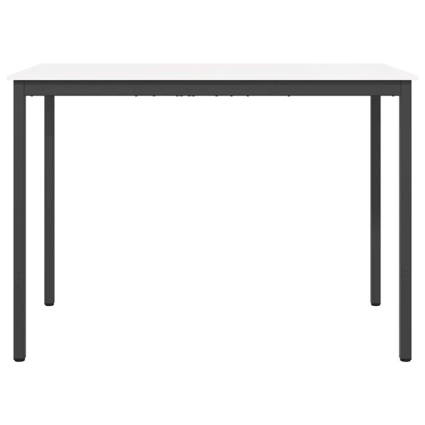 Бар маса Бяло 150 x 80 x 105 см Солидно борово дърво