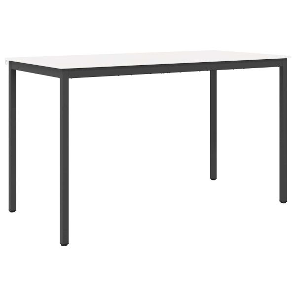 Бар маса Бяло 180 x 90 x 105 см Солидно борово дърво