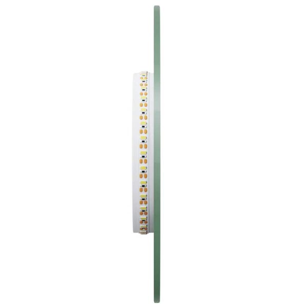 LED огледало за баня, 50x20 см, овално