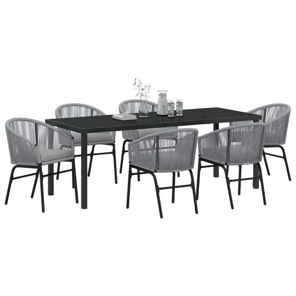 Комплект за хранене в градината 7 pcs Антрацит