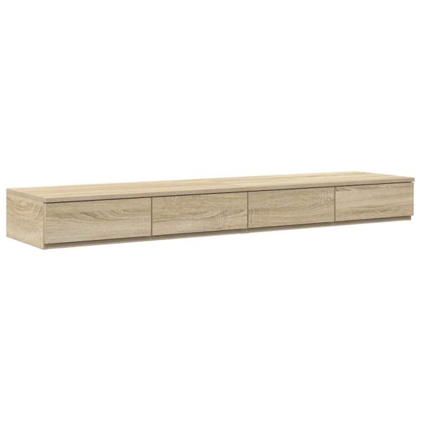 Чекмеджета за легло с чекмедже Сонома дъб 135 x 36,5 x 16,5 см