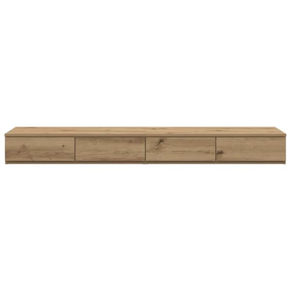Чекмеджета за легло Дъб 135 x 36,5 x 16,5 см Инженерно дърво