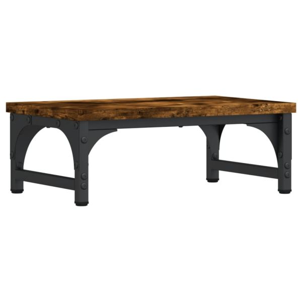 Поставка за монитор, опушен дъб, 37x23x14 см, инженерно дърво