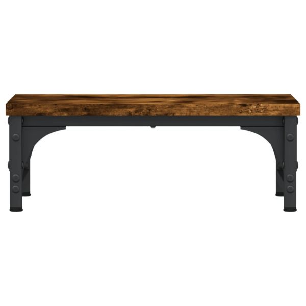 Поставка за монитор, опушен дъб, 37x23x14 см, инженерно дърво