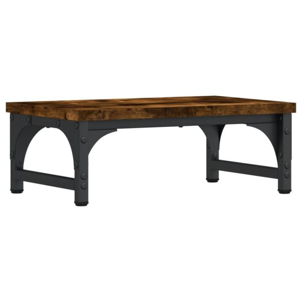 Поставка за монитор, опушен дъб, 37x23x14 см, инженерно дърво