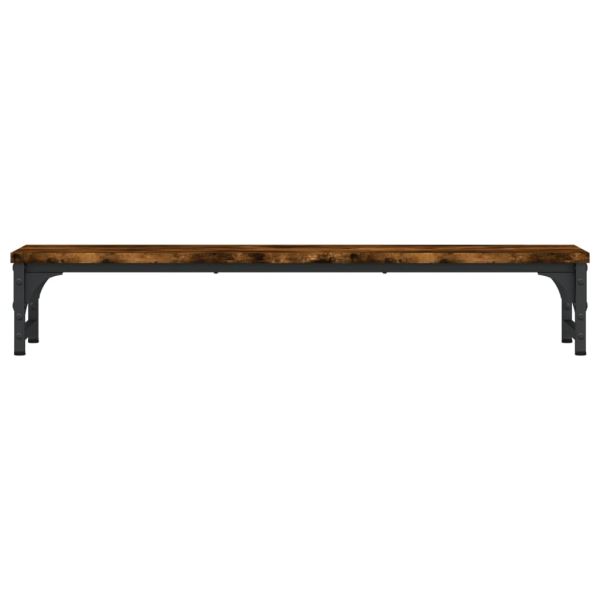 Поставка за монитор, опушен дъб, 85x23x15,5 см, инженерно дърво