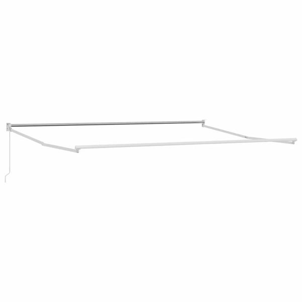 Прибираща се тента Жълт и оранжев 400 × 300 cm