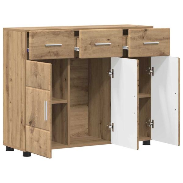 Служебен шкаф FLORIN 88,5 x 30,5 x 73 см Дъб Инженерно дърво
