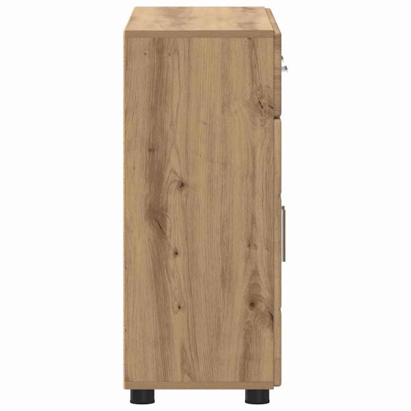 Служебен шкаф FLORIN 88,5 x 30,5 x 73 см Дъб Инженерно дърво