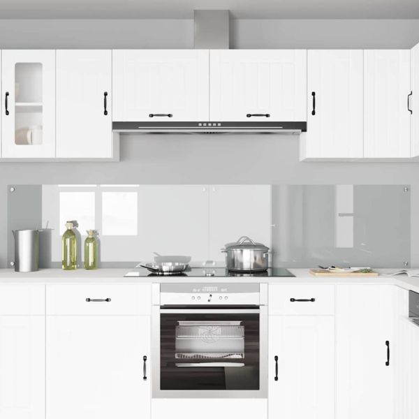Кухненски гръб 2 pcs Прозрачен 120 x 50 cm закалено стъкло