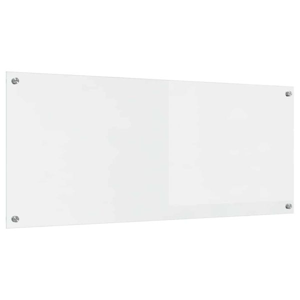 Кухненски гръб 2 pcs Прозрачен 120 x 50 cm закалено стъкло