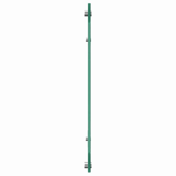 Кухненски гръб 2 pcs Черно 120 x 40 cm закалено стъкло