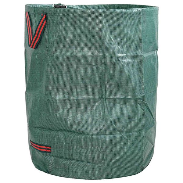 Чували за градински отпадъци 12 pcs Зелен 66 x 66 x 83,5 см