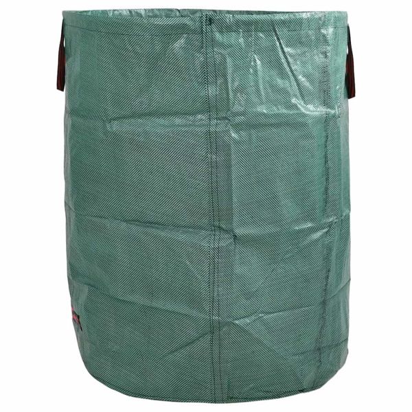 Чували за градински отпадъци 12 pcs Зелен 66 x 66 x 83,5 см