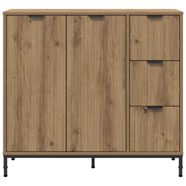 Служебен шкаф Дъб 89,5 x 33 x 82 см Инженерно дърво