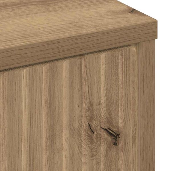 Служебен шкаф Дъб 89,5 x 33 x 82 см Инженерно дърво