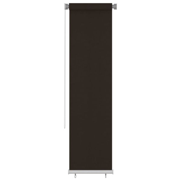 Външна роло щора, 60x230 см, кафява, HDPE