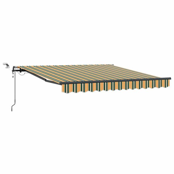 Текстил за сенник Зелен и жълт 350 x 250 cm Полиестер