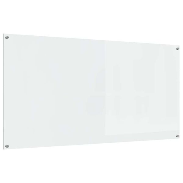 Кухненски гръб 2 pcs Прозрачен 120 x 60 cm закалено стъкло